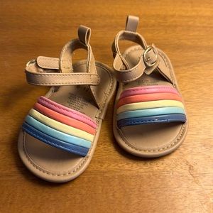 Baby Gap rainbow sandals 6-12 months